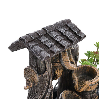 Tabletop Fountain Relaxation Water Feature for Home Decor Perfect for Relaxation Meditation - House Comfort