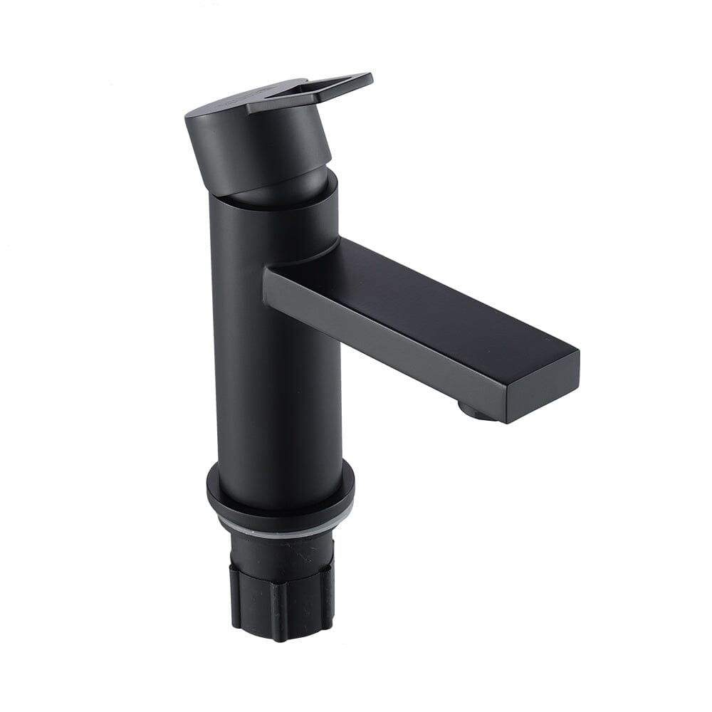 Timeless Matte Black Stainless Steel Bathroom Tap - House Comfort