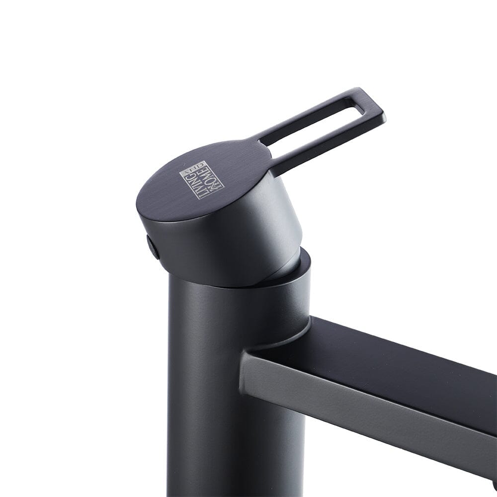 Timeless Matte Black Stainless Steel Bathroom Tap - House Comfort