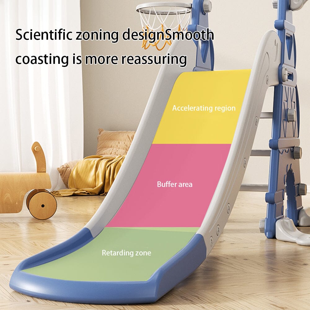 Toddler Kids 3 - in - 1 Plastic Climber and Swing Set - House Comfort