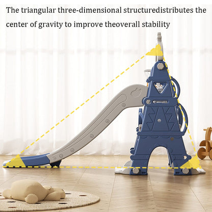 Toddler Kids 3 - in - 1 Plastic Climber and Swing Set - House Comfort