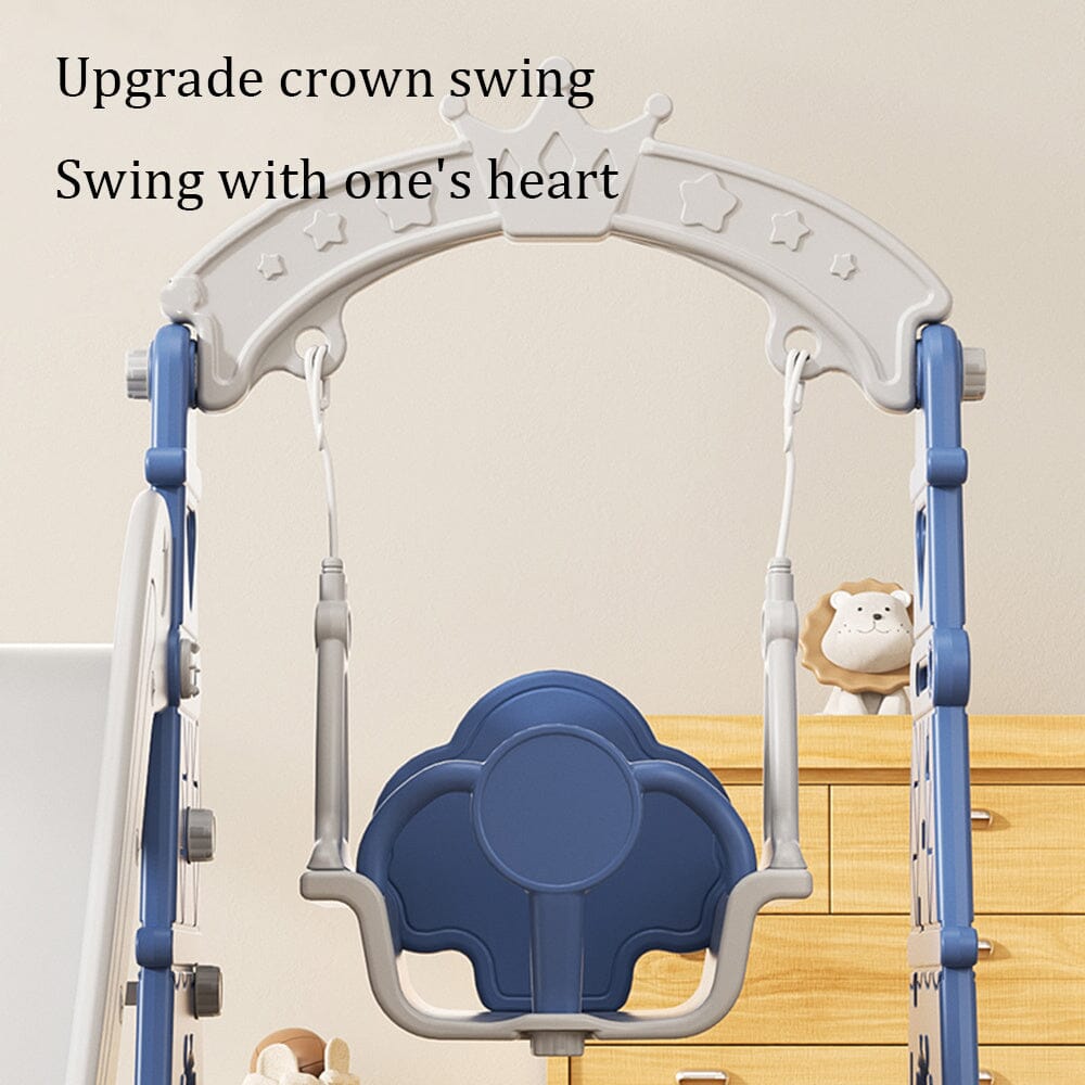 Toddler Kids 3 - in - 1 Plastic Climber and Swing Set - House Comfort