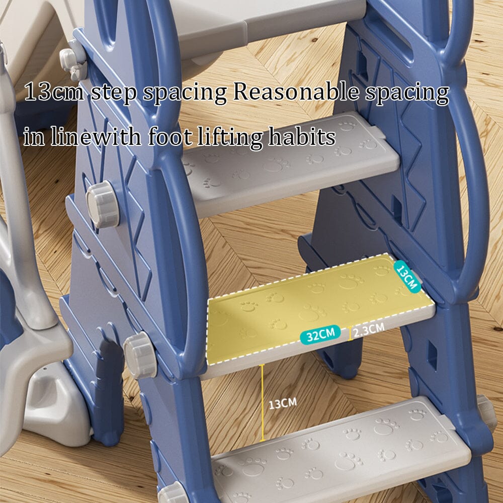 Toddler Kids 3 - in - 1 Plastic Climber and Swing Set - House Comfort