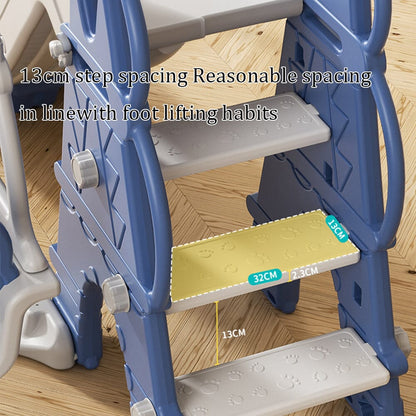 Toddler Kids 3 - in - 1 Plastic Climber and Swing Set - House Comfort