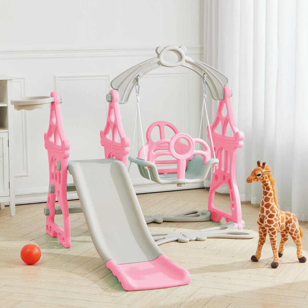 Toddler Swing and Slide Playset for Indoor and Outdoor - House Comfort