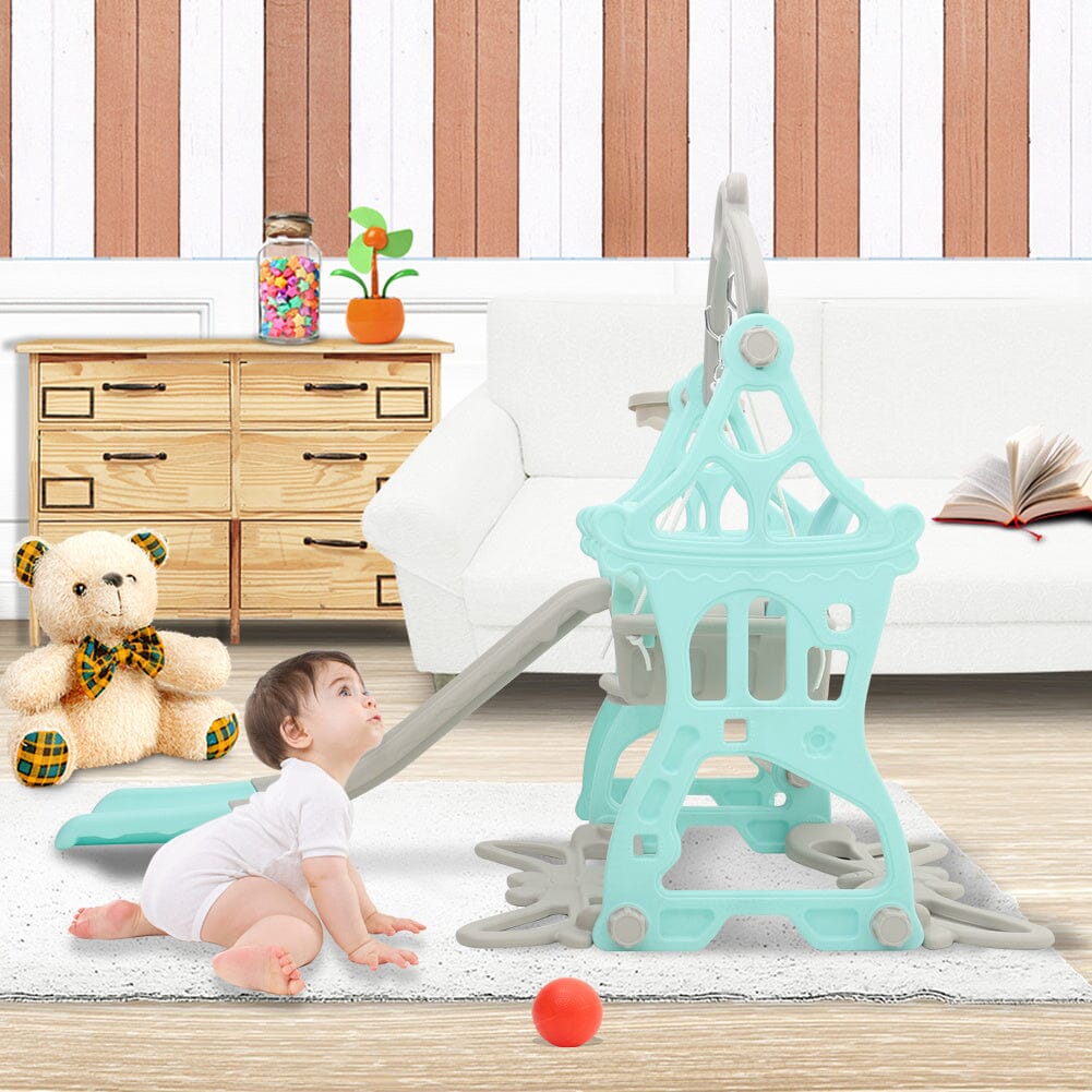 Toddler Swing and Slide Playset for Indoor and Outdoor - House Comfort
