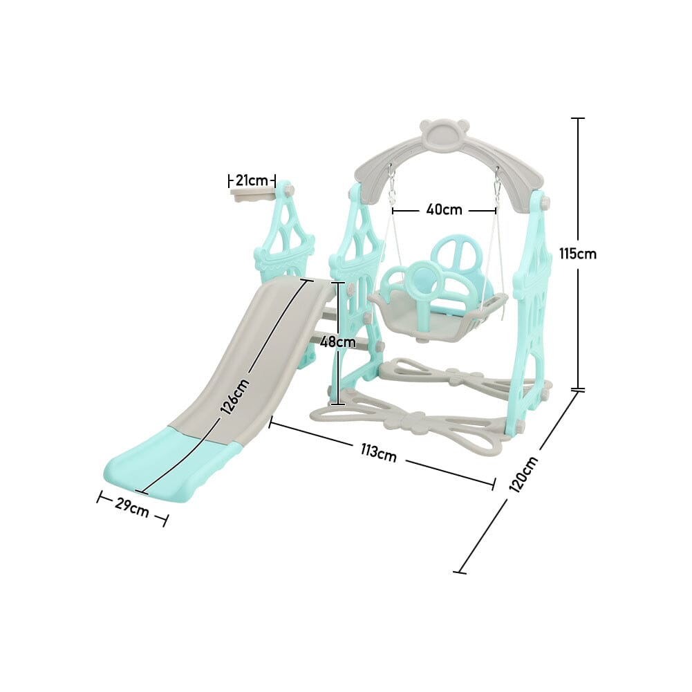 Toddler Swing and Slide Playset for Indoor and Outdoor - House Comfort