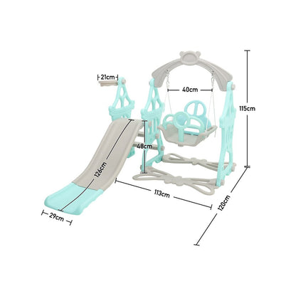 Toddler Swing and Slide Playset for Indoor and Outdoor - House Comfort