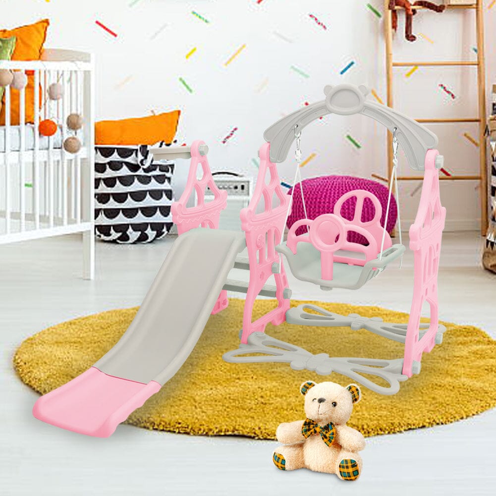 Toddler Swing and Slide Playset for Indoor and Outdoor - House Comfort