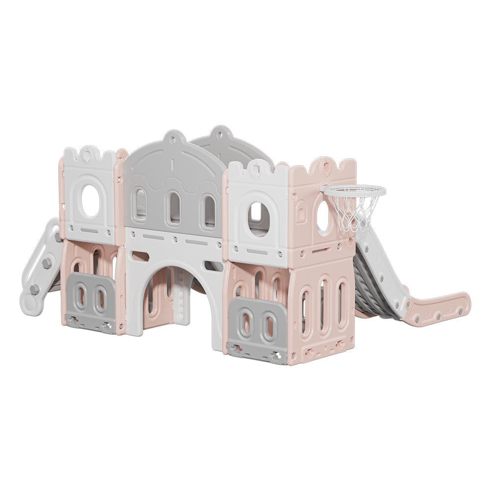 Toddler Two Slides Playset - House Comfort