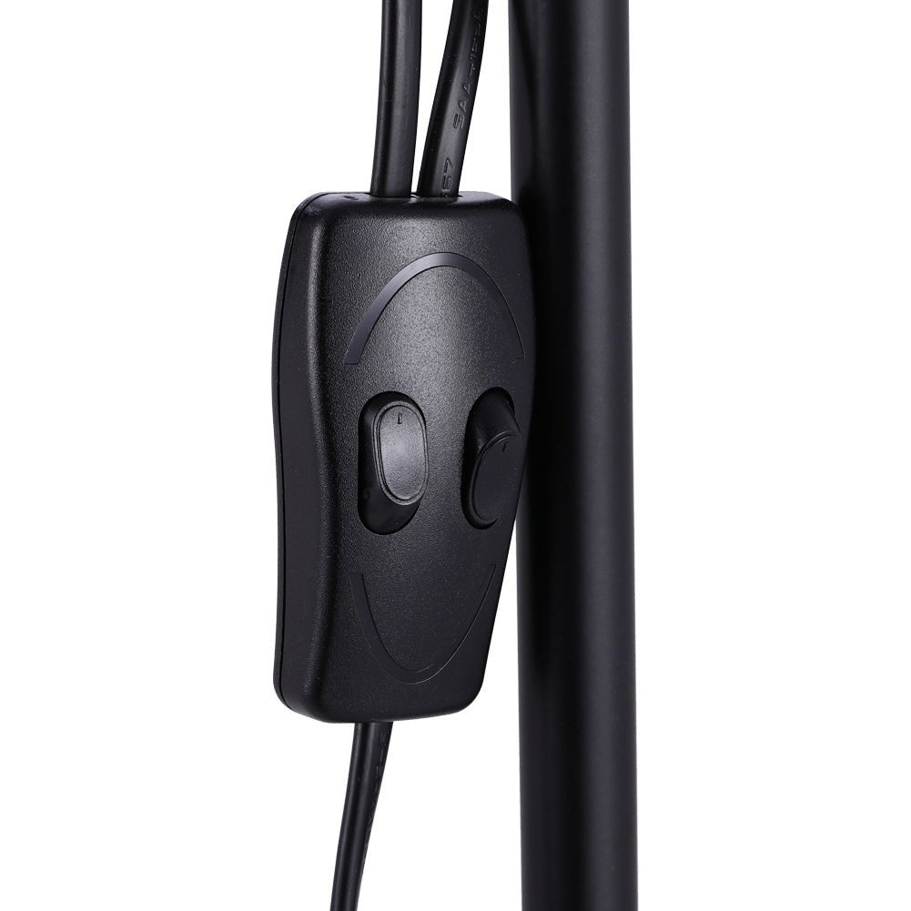 Torchiere Double Heads Floor Lamp Adjustable Reading Light - House Comfort