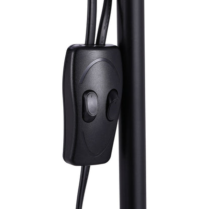 Torchiere Double Heads Floor Lamp Adjustable Reading Light - House Comfort