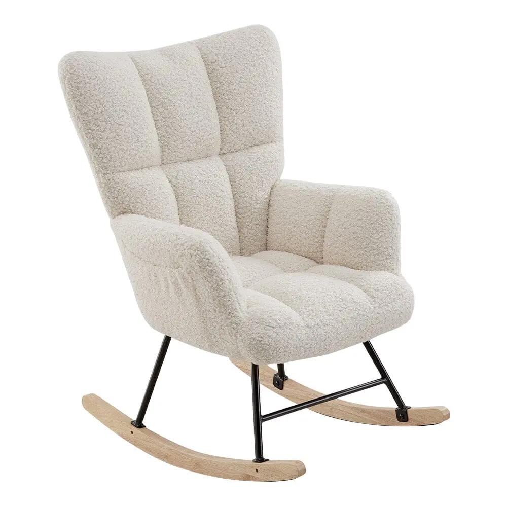 Tufted Upholstered Rocking Chair - House Comfort