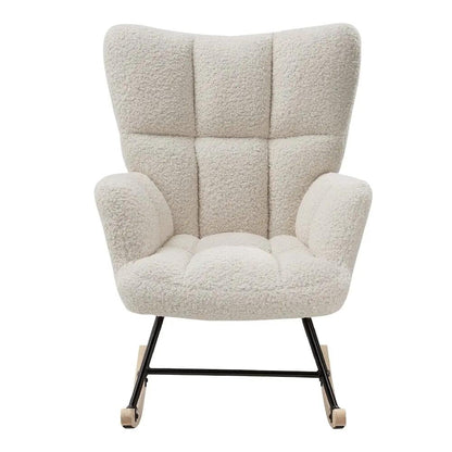 Tufted Upholstered Rocking Chair - House Comfort