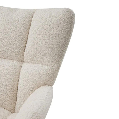 Tufted Upholstered Rocking Chair - House Comfort