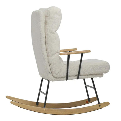 Tufted Upholstered Rocking Chair - House Comfort