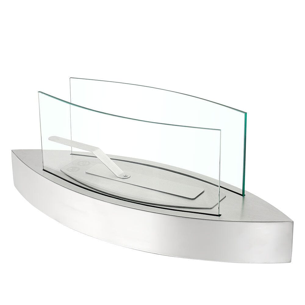 Unique Smokeless Stainless Steel Tabletop Ethanol Fireplace - House Comfort
