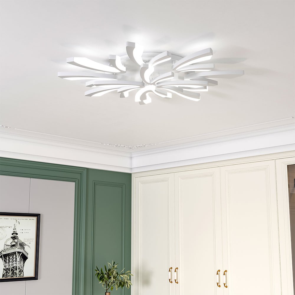 V Shaped LED Ceiling Light Fixture Dimmable/Non - Dimmable - House Comfort
