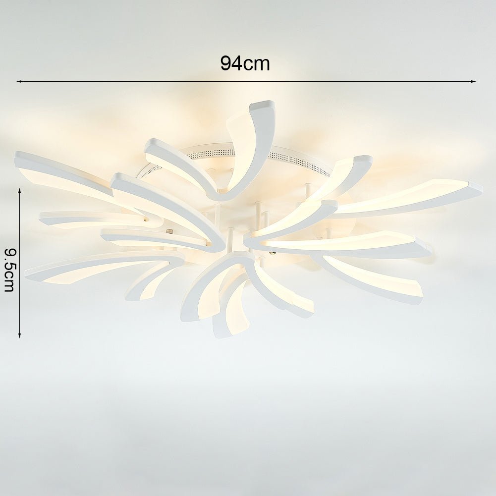 V Shaped LED Ceiling Light Fixture Dimmable/Non - Dimmable - House Comfort