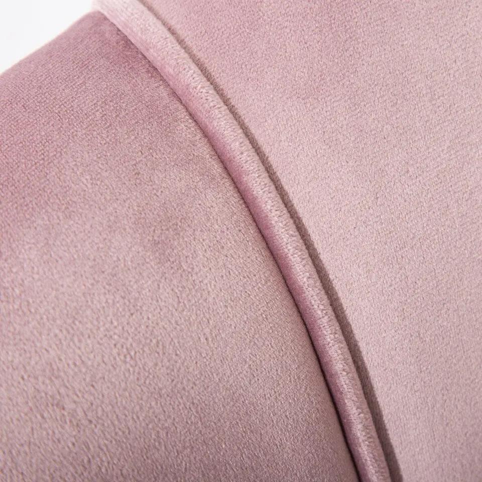 Velvet Noble Armchair with Gold Metal Legs - House Comfort