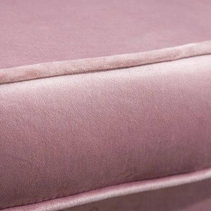 Velvet Noble Armchair with Gold Metal Legs - House Comfort