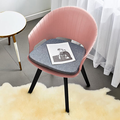 Versatile Gray Swivel Plastic Chairs, Set of Four, Durable and Lightweight - House Comfort