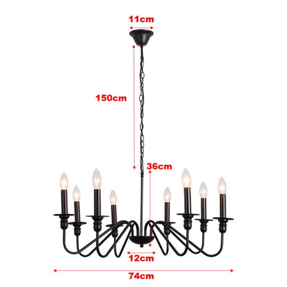 Vintage Style Candle Pendant Light - House Comfort