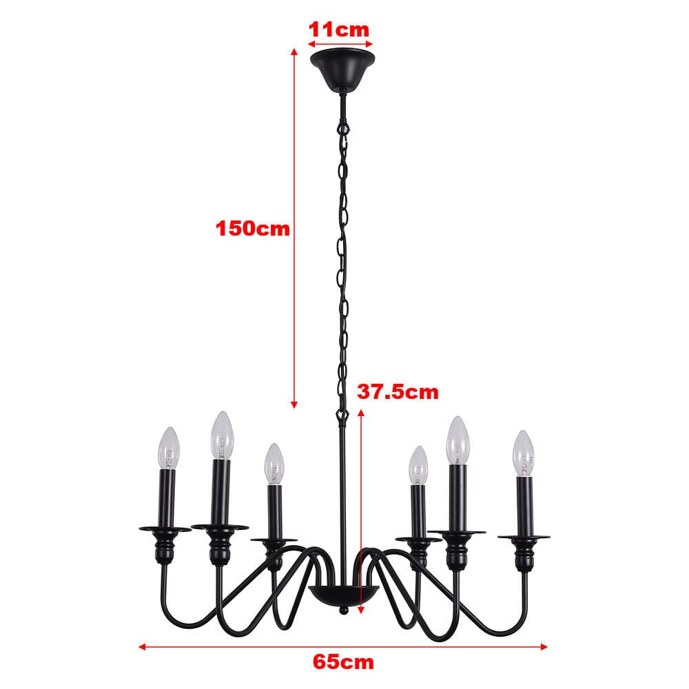 Vintage Style Candle Pendant Light - House Comfort