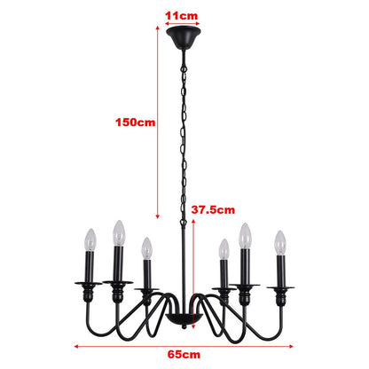 Vintage Style Candle Pendant Light - House Comfort