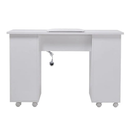 Wheeled Manicure Table with Electric Dust Extractor - House Comfort