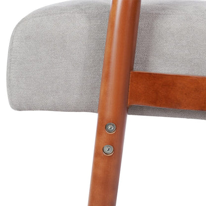 Wood Single Sofa Lounge Chair with Cushion - House Comfort