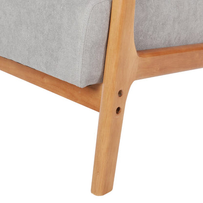 Wood Single Sofa Lounge Chair with Cushion - House Comfort