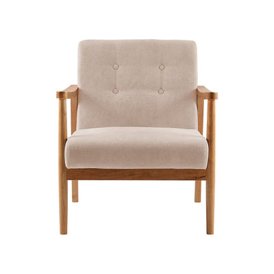 Wooden Armchair Upholstered Occasional Chair secondary